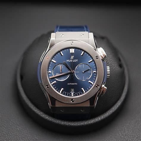 hublot classic fusion bodrum blue chronograph price|Classic Fusion Chronograph Titanium Blue 42 mm .